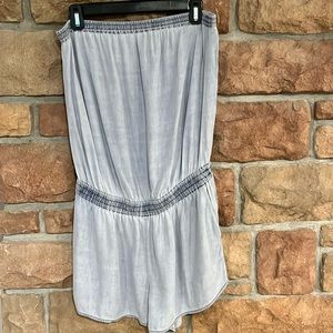 Talula strapless romper